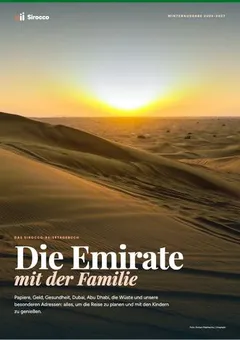 Titelseite des Reiseführers „Die Emirate mit der Familie“