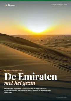 Omslag van de gids ‘De Emiraten met het gezin’