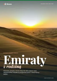 Okładka poradnika „Emiraty z rodziną”