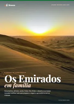 Capa do guia «Os Emirados em família»