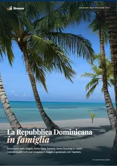 Copertina della guida «La Repubblica Dominicana in famiglia»
