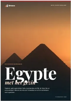 Omslag van de gids ‘Egypte met het gezin’