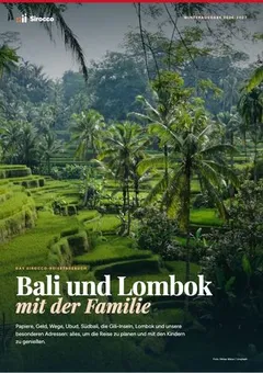 Titelseite des Reiseführers „Bali und Lombok mit der Familie“