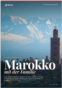 Titelseite des Reiseführers „Marokko mit der Familie“