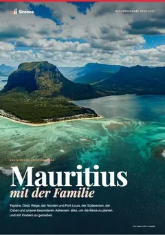 Titelseite des Reiseführers „Mauritius mit der Familie“